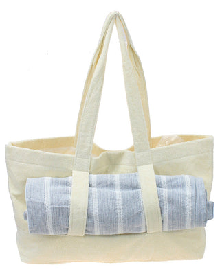 Beach Please Extra Large Towel Tote Oversized Coastal Beach Bag #MB4030Y-BP