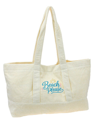 Beach Please Extra Large Towel Tote Oversized Coastal Beach Bag #MB4030Y-BP - Yellow