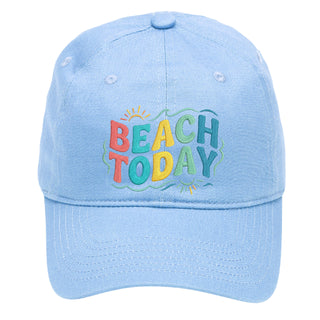 Beach Today Embroidered Colorful Cotton Baseball Cap Adjustable Hat #M190-BTODAY - Light Blue - Baseball Cap - Women’s