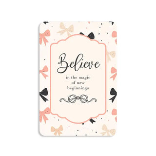 Believe in New Beginnings Magnetic Keepsake Card #HPM-BELIEVE - Pendant/Charm Necklace
