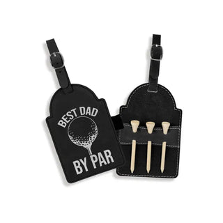 Best Dad by Par Golf Tee Holder #L2026&L2029-DADPAR - Black - Sporting Accessories