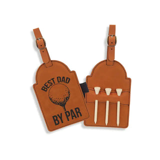 Best Dad by Par Golf Tee Holder #L2026&L2029-DADPAR - Camel - Sporting Accessories