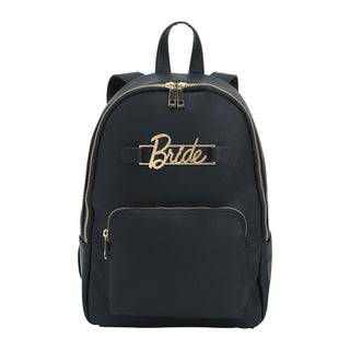 Black Backpack Stylish Travel Work School Everyday Bag #MG320-BLK - BRIDE - Backpack - Women’s