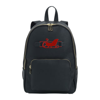 Black Backpack Stylish Travel Work School Everyday Bag #MG320-BLK - RED SLEIGH - Backpack - Women’s