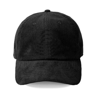 Black Corduroy Baseball Cap - Blank #M193VL-BLKCORD - Baseball Cap - Unisex
