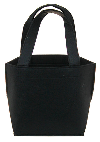 Black Felt Bucket Basket - Blank #M959VL-BLK