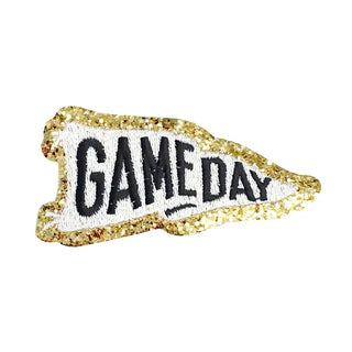 Black Game Day Pennant Patch 1-10 pc Set #BULK-TAIL23-GDPEN-BLK - Patch