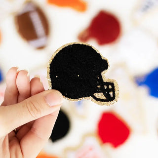 Black & Gold Helmet Patch 1-10 pc Set #PACK-TAIL23-GDPEN-BLK - Patch