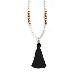 Black Tori Necklace #VLJ100-BLK - Pendant/Charm Necklace