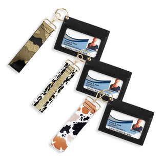 Black Wallet & Wristlet 6 Pc Set #PACK-209BLK-FALL24 - Wallet - Women’s