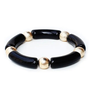 Black Wrenley Bracelet #VLJB2495-BLK - Beaded Bracelet