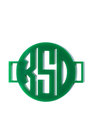 Block Monogram Medallion