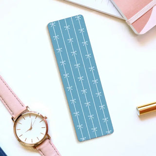 Blue Bows Bookmark #SBM527-BLUBOWS - Bookmark
