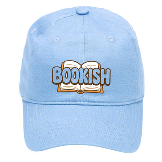 Bookish Embroidered Baseball Cap for Proud American Readers and Book Lovers #M190VL-BOOKISH - Light Blue - Baseball Cap