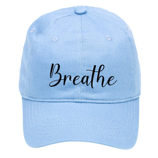 Breathe Inspirational Baseball Cap #M190VL-BREATHE - Light Blue - Baseball Cap - Women’s