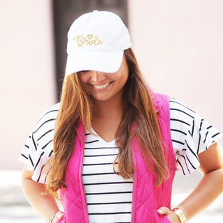 Gold Bride White Cap