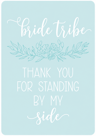 Bride Tribe Magnetic Keepsake Card #HPM-BTRIBE