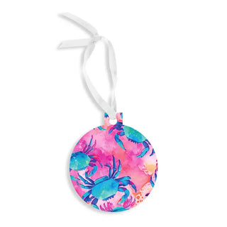Bright Crab Christmas Ornament Coastal Beach Tree Holiday Decor - 3 pc Set #SO-RD3-BRTCRAB - Ornament