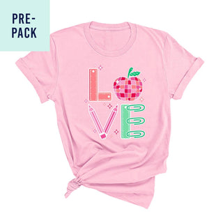 Teach Your Heart Out Light Pink T-Shirt 9 pc Set #PACK-LTPK-LVTEACH