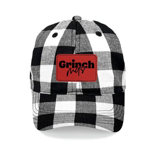 Grinchmas Black Buffalo Check Cap #L190-BKCHK-P111-GMAS