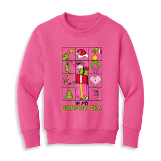 In my Grinchy Era Kid's Sweatshirt #HPSW-KDNAVYXS-KDGERA