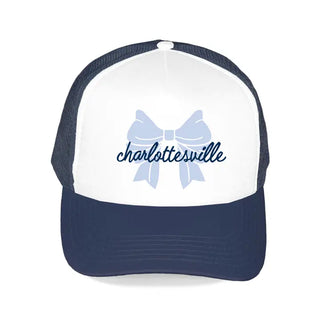 Charlottesville Virginia Bow Trucker Hat #L197-WNY-SMCVBOW