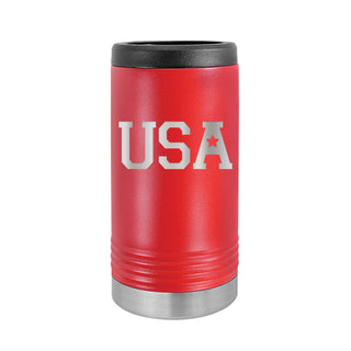 USA Red Slim Can Beverage Holder #TWBH-USA-RED