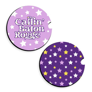 Callin’ Baton Rouge Louisiana Car Coaster 2 Pce Set Southern Gift #SPACK-CC132-CBR - Car Coaster - Women’s