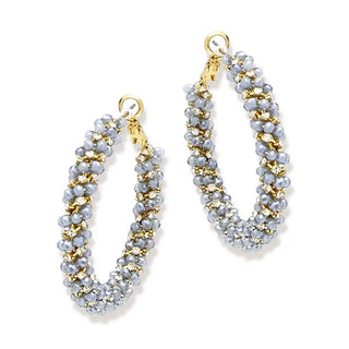 Calypso Miley Earrings #VLJE3717-BLU - Dangle Earrings
