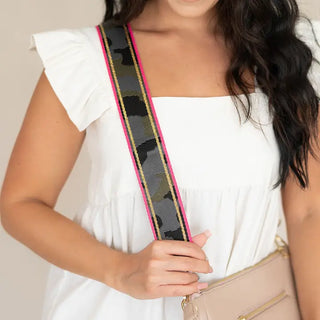 Camo Hot Pink Crossbody Strap #MNA109VL-CAMOHTPK - Bag Strap - Women’s