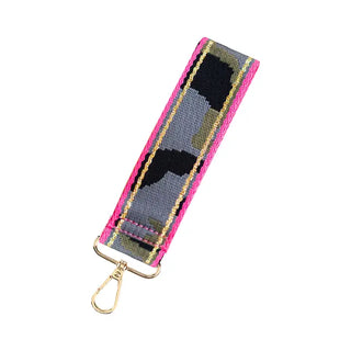 Camo Hot Pink Key Chain Wristlet Strap #MNA106VL-CAMOHTPK - Bag Strap - Women’s