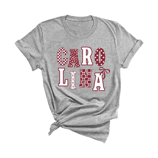 Carolina T Shirt Southern State Pride Graphic Unisex Tee #HPTS-SC24 - Dark Grey / Large - T-Shirt (Graphic) - Women’s