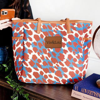 Catherine Hayden Tote Canvas Work Travel Everyday Large Shoulder Bag #M965-CAT-VLXN