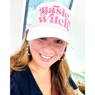 Basic Witch Check Trucker Hat #L197-SMBWCHK24