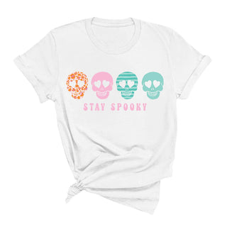 Skull Stay Spooky T-Shirt #HPTS-NAVYSM-STSP23