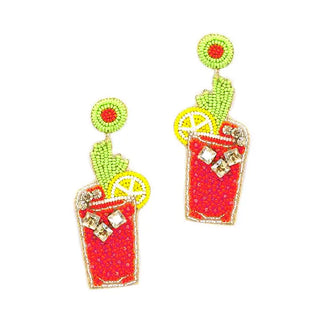 Bloody Mary Earrings #VLJE5245-BLOODY