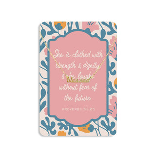 Strength & Dignity Keepsake Card #VLJC-045GD-PROV3125