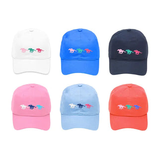 Horse Embroidered Cap #M190VL-BLU-HORSE23
