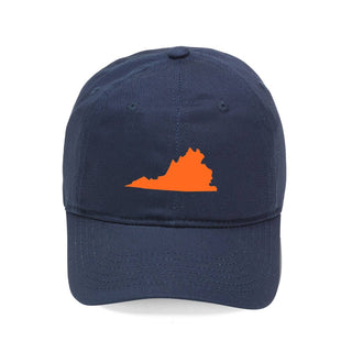 Virginia Navy Cap #M190VL-NAVY-ORGVA