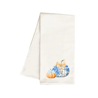 Chinoiserie Pumpkins Hand Towel #HPHT-HTCHPUM - Tea Towel