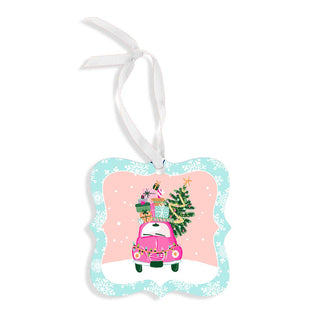 Christmas Buggy Ornament Vintage Holiday Tree Keepsake Decor - 3 pc Set #SO-FR3-CBUGGY - Ornament