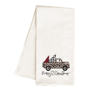 Christmas Truck Hand Towel