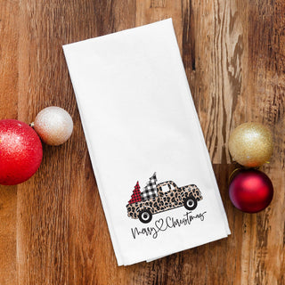Christmas Truck Hand Towel