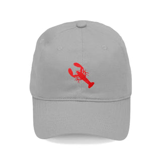 Coastal Lobster Embroidered Baseball Cap Beach Vacation Hat #M190VL-LOBWT - Grey - Baseball Cap - Women’s