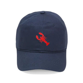 Coastal Lobster Embroidered Baseball Cap Beach Vacation Hat #M190VL-LOBWT - Navy - Baseball Cap - Women’s