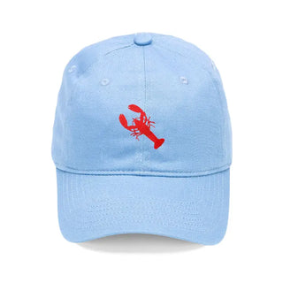 Coastal Lobster Embroidered Baseball Cap Beach Vacation Hat #M190VL-LOBWT - Light Blue - Baseball Cap - Women’s