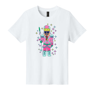 Cool Pink Nutcracker Holiday Kids T-Shirt Graphic Tee for Boys & Girls #TSY54-NUT24 - Shirt - Kids