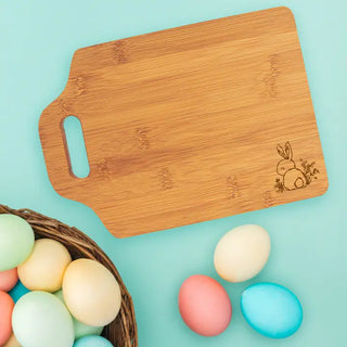 Cottontail Cutting Board Easter Bunny Charcuterie Spring Hostess Gift #LCB896-CTAIL - Cutting Board