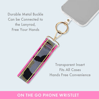 Aqua Dot on the Go Phone Wristlet