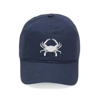 Crab Embroidered Baseball Hat Coastal Beach Cap for Men and Women #M190VL-CRAB - Navy - Baseball Cap - Unisex